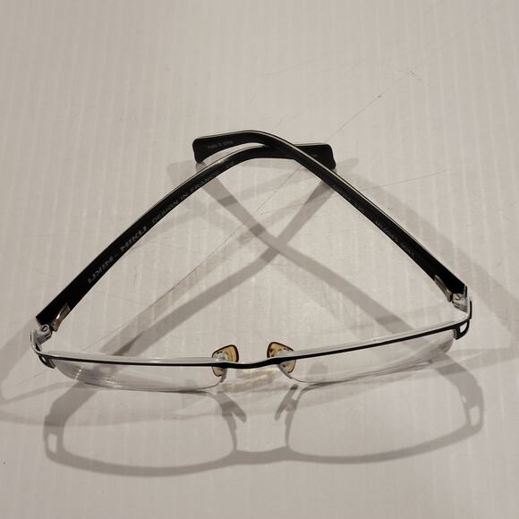 MIKLI MIKLI ML0943 0041 Eyeglasses Frame 54-17-135 Black White - Picture 12 of 13